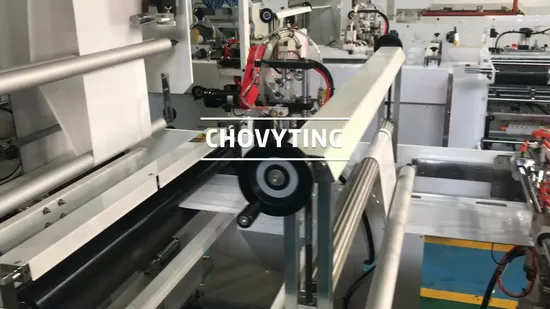 Automatic Plastic Bottom Double Weld Die Cut Making Machine