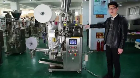 Machine à emballer extérieure intérieure scellée par azote de sachet de thé de double chambre